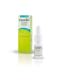 LIVOSTIN nenäsumute, suspensio 0,5 mg/ml 15 ml