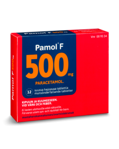 PAMOL F tabletti, suussa hajoava 500 mg 12 fol