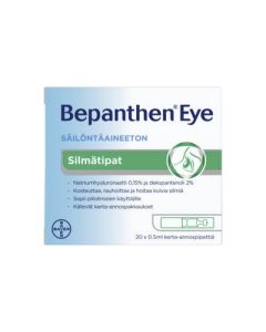 Bepanthen Eye silmätipat kerta-annospipetti 20 kpl