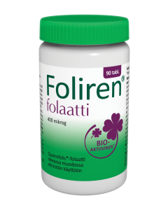 Foliren Folaatti 400 mikrog 90 tabl