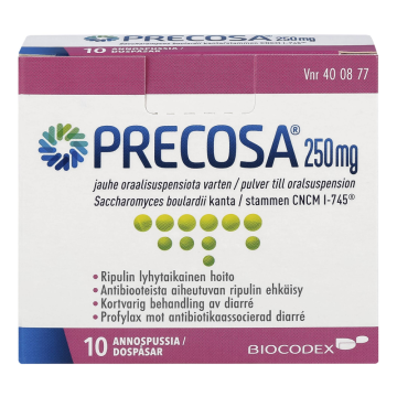 PRECOSA jauhe oraalisuspensiota varten 250 mg 10 kpl