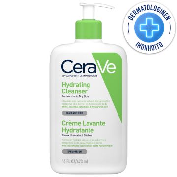 CeraVe Hydrating Cleanser, pumppu 473 ml