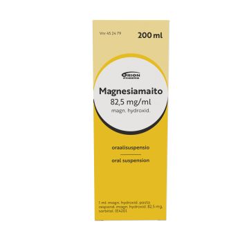 MAGNESIAMAITO oraalisuspensio 82,5 mg/ml 200 ml