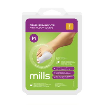 Mills Ihonsuojaputki varpaille, S 2 kpl