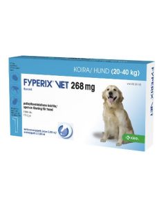 FYPERIX VET paikallisvaleluliuos 268 mg koiralle 2,68 ml