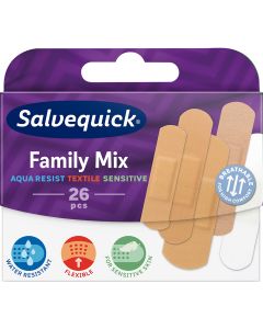 Salvequick Med Family Mix laastari 26 kpl