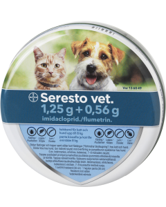 SERESTO VET. panta 1.25 g + 0.56 g 1 pss