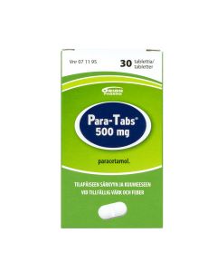 PARA-TABS tabletti 500 mg 30 fol