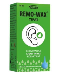 REMO-WAX KORVATIPAT + PUMPPU 10 ml