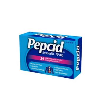 PEPCID tabletti, kalvopäällysteinen 10 mg 24 fol