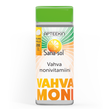 Apteekin Sana-sol Vahva monivitamiini 200 tabl