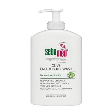 Sebamed Olive Face&Body wash pesuneste pumppupullo 300 ml