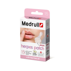 Medrull Herpes Patch huuliherpeslaastari 15 kpl