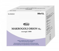MAKROGOLI ORION 12 g jauhe oraaliliuosta varten, annospussi 50x12 g