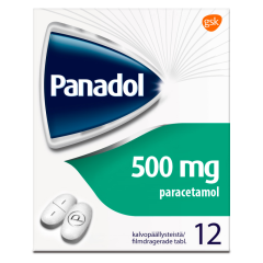 PANADOL tabletti, kalvopäällysteinen 500 mg 12 fol