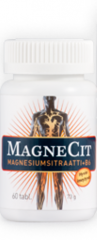 MAGNECIT MAGNESIUMSITRAATTI + B6-VITAMIINI X60 TABL