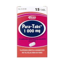 PARA-TABS tabletti, kalvopäällysteinen 1000 mg 15 kpl